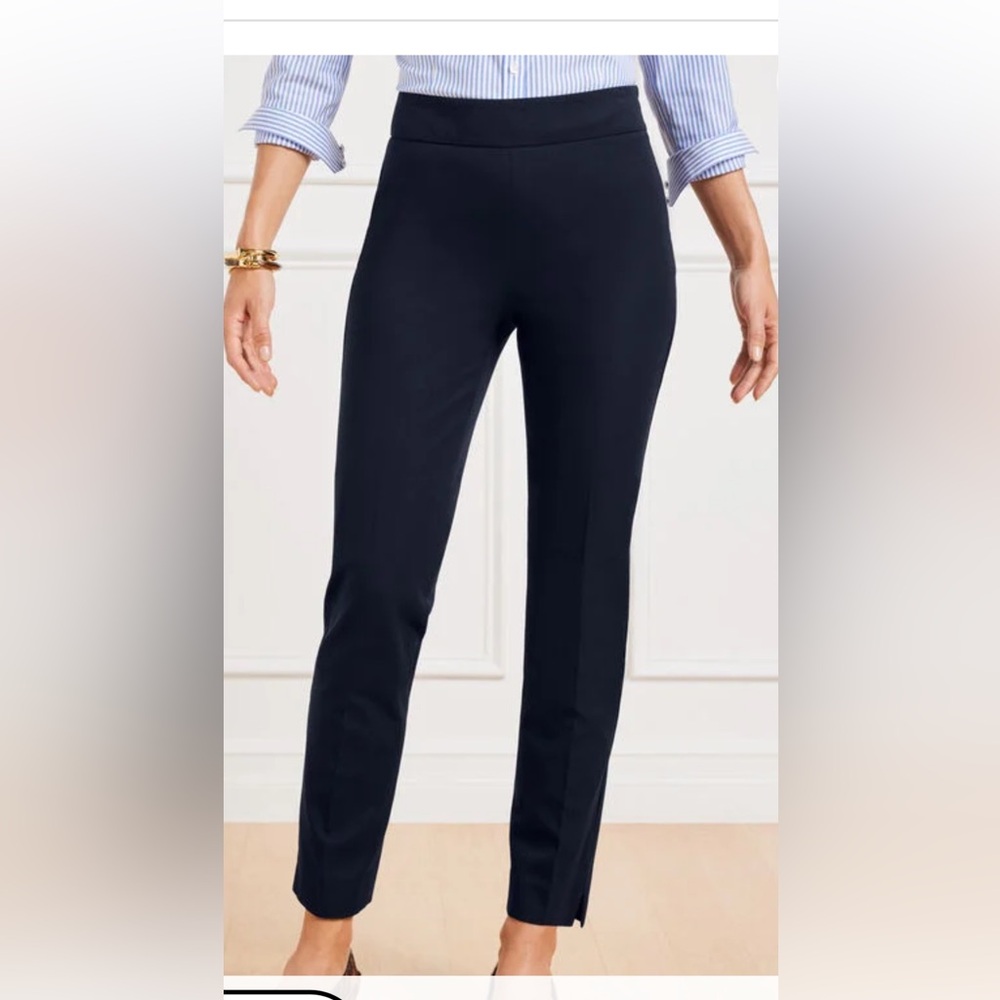 Talbots Classic Black Straight Leg Pants